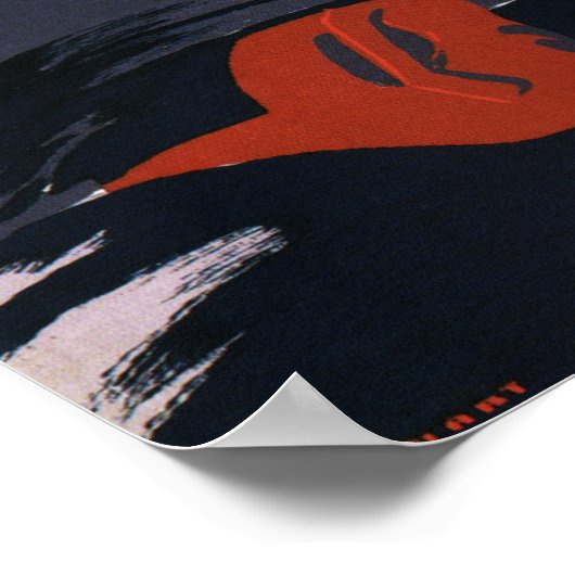 QUEBEC Canada Chateau Frontenac Ship Harbor Travel Poster (Ecke)