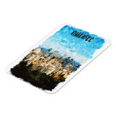 Quebec Canada Cityscape Magnet (Linke Seite)