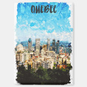 Quebec Canada Cityscape Magnet (Vorderseite)