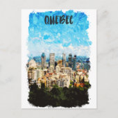 Quebec Canada Cityscape Postkarte (Vorderseite)