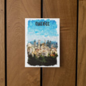 Quebec Canada Cityscape Postkarte