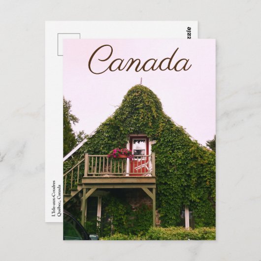 Quebec Canada Postcard Postkarte (Vorne/Hinten)