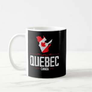 Quebec Canada Quebec Silhouette Souvenir aus Queb Kaffeetasse