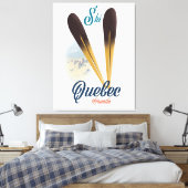Quebec Canada Skipster Leinwanddruck (Insitu (Schlafzimmer))