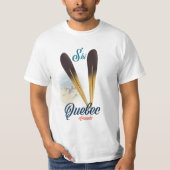 Quebec Canada Skipster T-Shirt (Vorderseite)