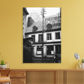 Quebec Canada Street Fotografy 1930s Fotograf Leinwanddruck (Insitu (Wohnzimmer))