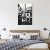 Quebec Canada Street Fotografy 1930s Fotograf Leinwanddruck (Insitu (Schlafzimmer))