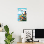 Quebec Canada Travel Art Vintag Poster (Heimbüro)