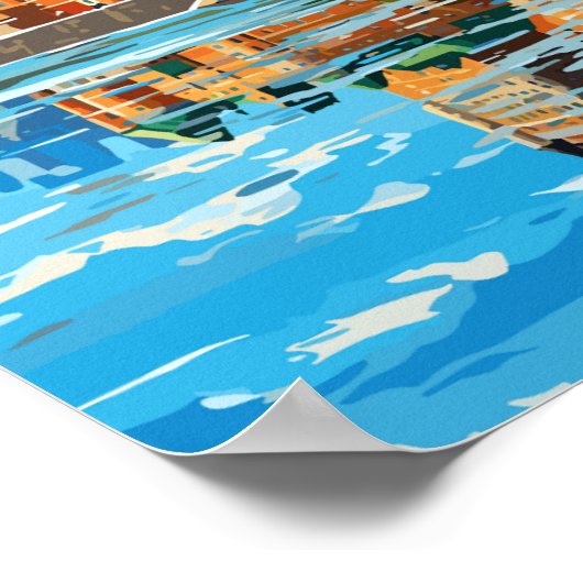 Quebec Canada Vintage Poster (Ecke)