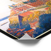 Quebec Canada Vintage Travel Poster (Ecke)