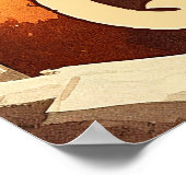 Quebec, Canada Vintage Travel Poster (Ecke)