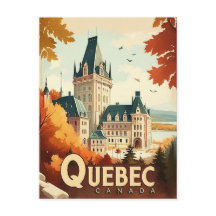 Quebec, Canada Vintage Travel
