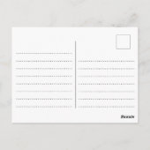 Quebec Canada Watercolor Postkarte (Rückseite)