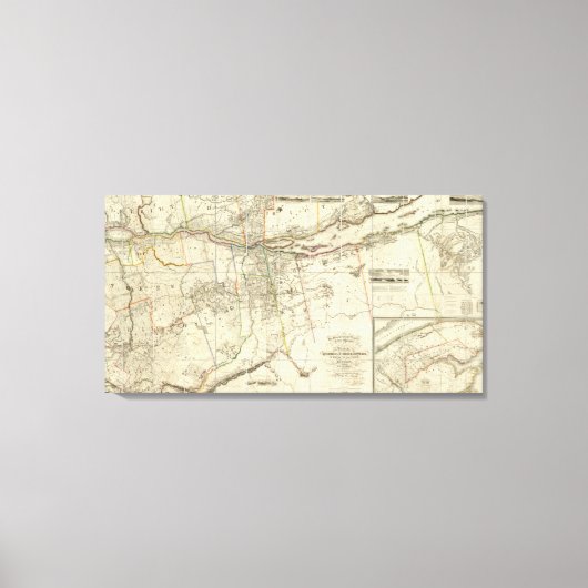 Quebec, Canafa Leinwanddruck (Vorderseite)