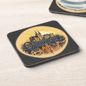 Quebec City Canada Getränkeuntersetzer (Linke Seite)