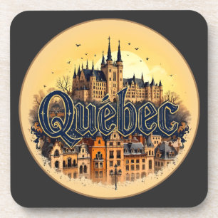 Quebec City Canada Getränkeuntersetzer