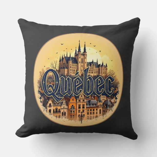Quebec City Canada Kissen (Vorderseite)