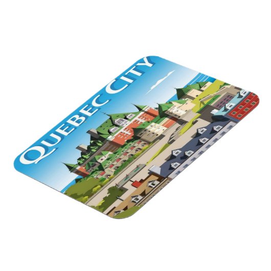 Quebec City Canada Magnet (Linke Seite)