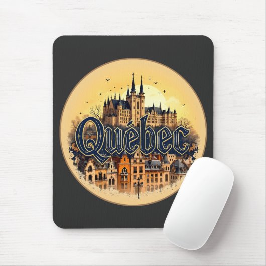 Quebec City Canada Mousepad (Mit Mouse)