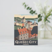 Quebec City Canada Postkarte (Stehend Vorderseite)
