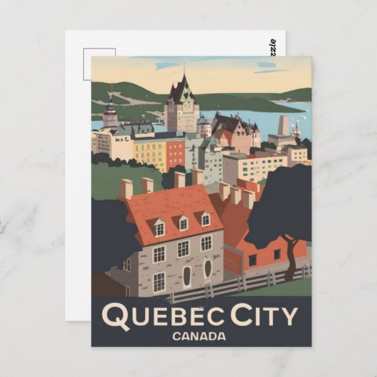 Quebec City Canada Postkarte (Vorne/Hinten)