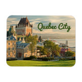 Quebec City Canada stilisiert Magnet (Horizontal)