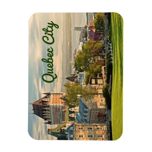 Quebec City Canada stilisiert Magnet (Vertikal)
