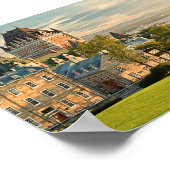 Quebec City Canada stilisiert Poster (Ecke)