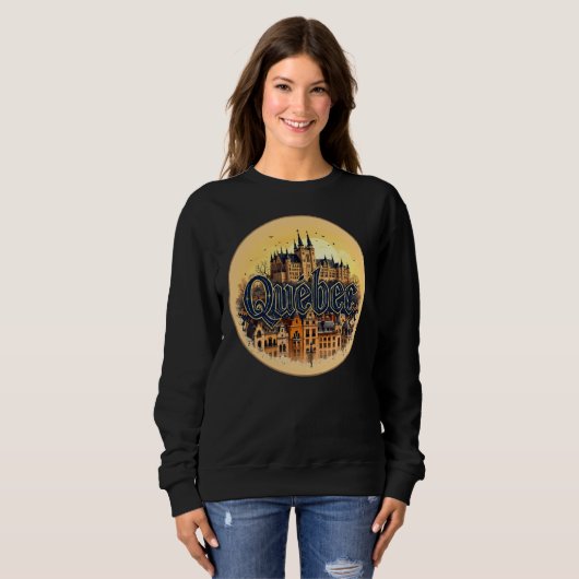 Quebec City Canada Sweatshirt (Vorne ganz)