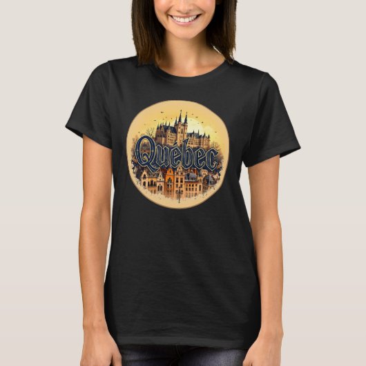 Quebec City Canada T-Shirt (Vorderseite)