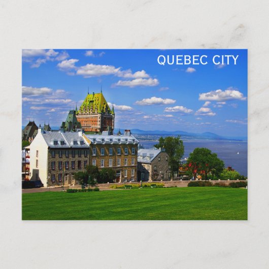 Quebec City Canada Travel Foto Postkarte (Vorderseite)