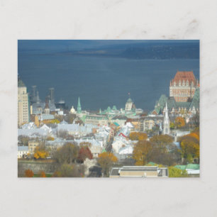 Quebec City Canada Waterfront Postkarte
