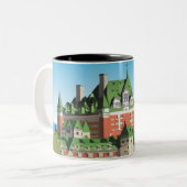 Quebec City Canada Zweifarbige Tasse (Vorderseite Links)