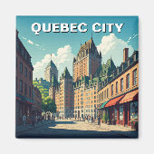 Quebec City Chateau Frontenac Magnet (Vorne)