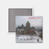 Quebec City Magnet (Vorderseite/Rückseite)