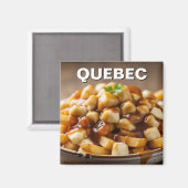 Quebec City Magnet (Vorderseite/Rückseite)