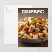 Quebec City Magnet Feiertagspostkarte (Vorne/Hinten)