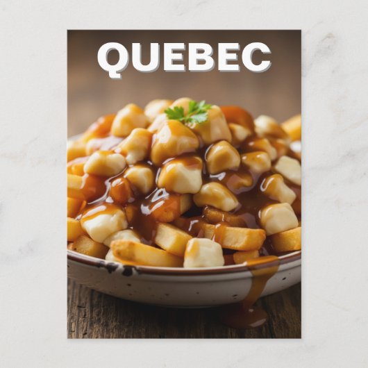 Quebec City Magnet Feiertagspostkarte (Vorderseite)
