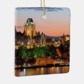Quebec City night Keramikornament (Rechts)