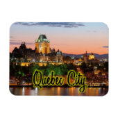 Quebec City night Magnet (Horizontal)