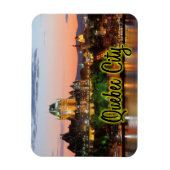 Quebec City night Magnet (Vertikal)