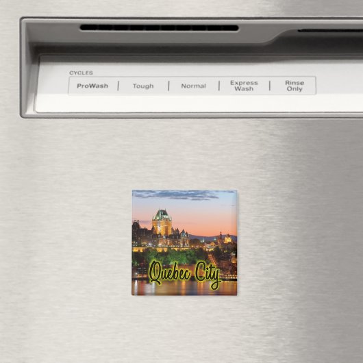 Quebec City night Magnet (In Situ (Geschirrspüler))