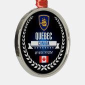 Quebec City Ornament Aus Metall (Rechts)