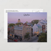 Quebec City Postcard Postkarte (Vorne/Hinten)