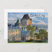 QUEBEC CITY POSTCARD POSTKARTE (Vorne/Hinten)