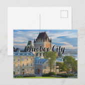 QUEBEC CITY POSTCARD POSTKARTE (Vorne/Hinten)