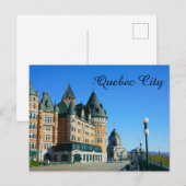 QUEBEC CITY POSTCARD POSTKARTE (Vorne/Hinten)