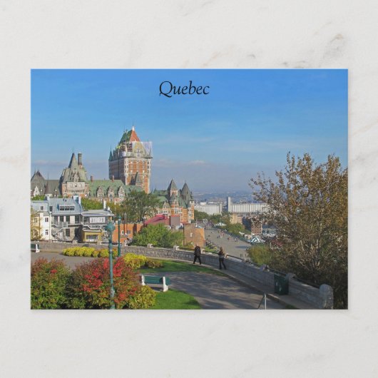 Quebec City Postcard Postkarte (Vorderseite)