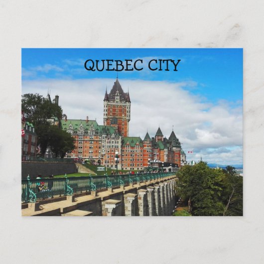 QUEBEC CITY POSTCARD POSTKARTE (Vorderseite)