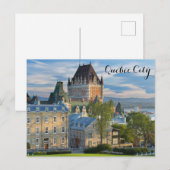 QUEBEC CITY POSTCARD POSTKARTE (Vorne/Hinten)